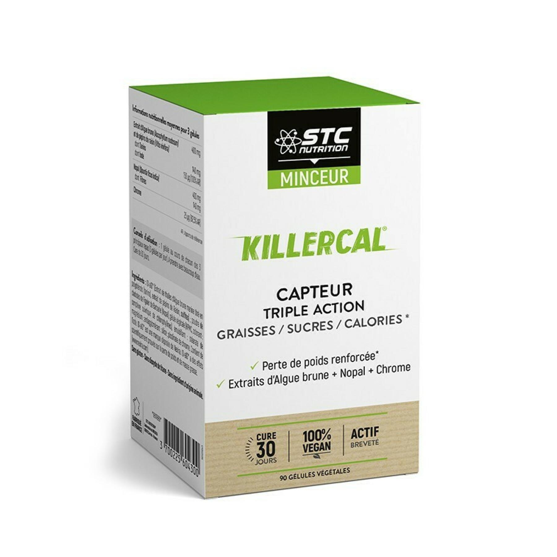 sensor de tripla acção killercal® STC Nutrition 90 gélules végétales en étui