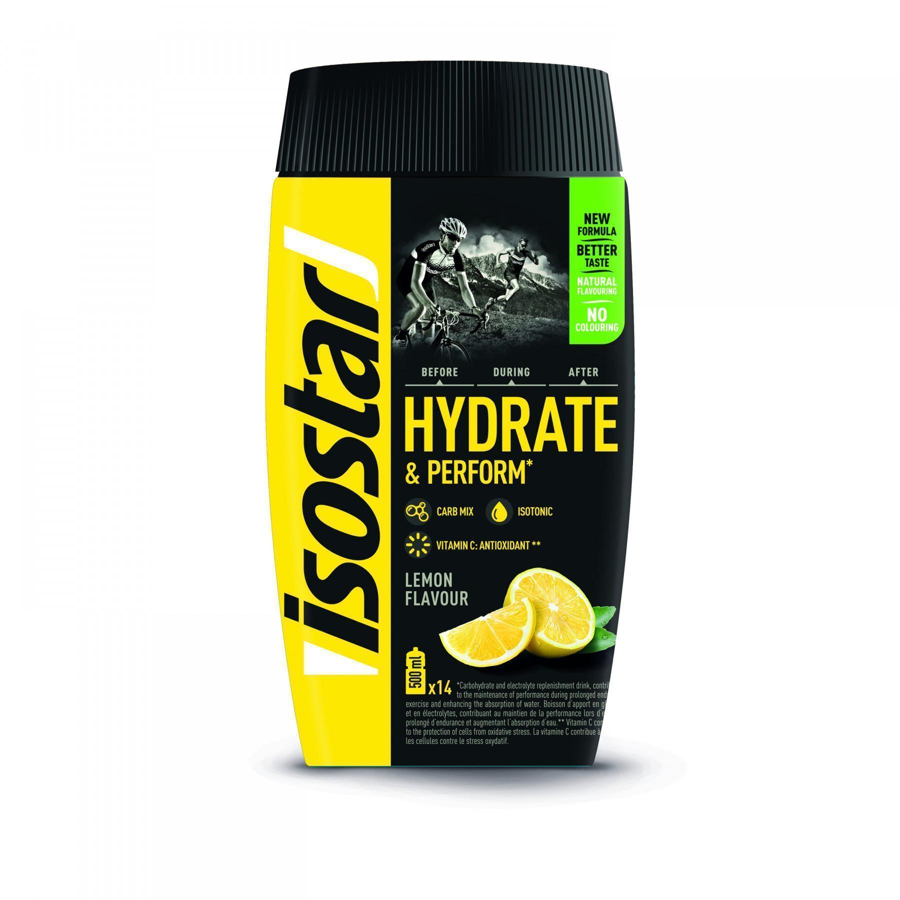 Pó Isostar Hydrate & Perform citron (6 boîtes)