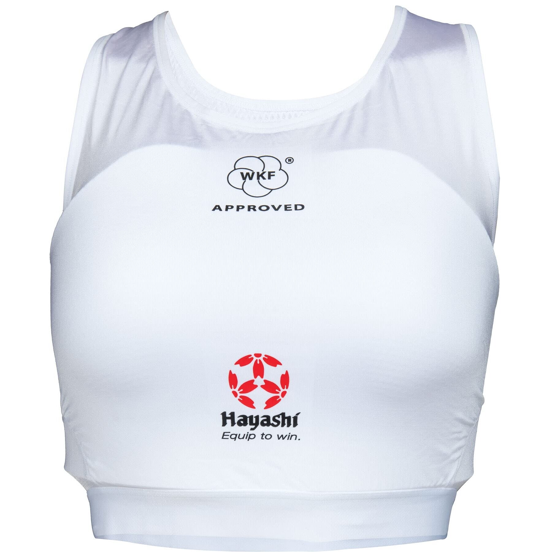 Placa de peito feminino Hayashi Maki WKF approved