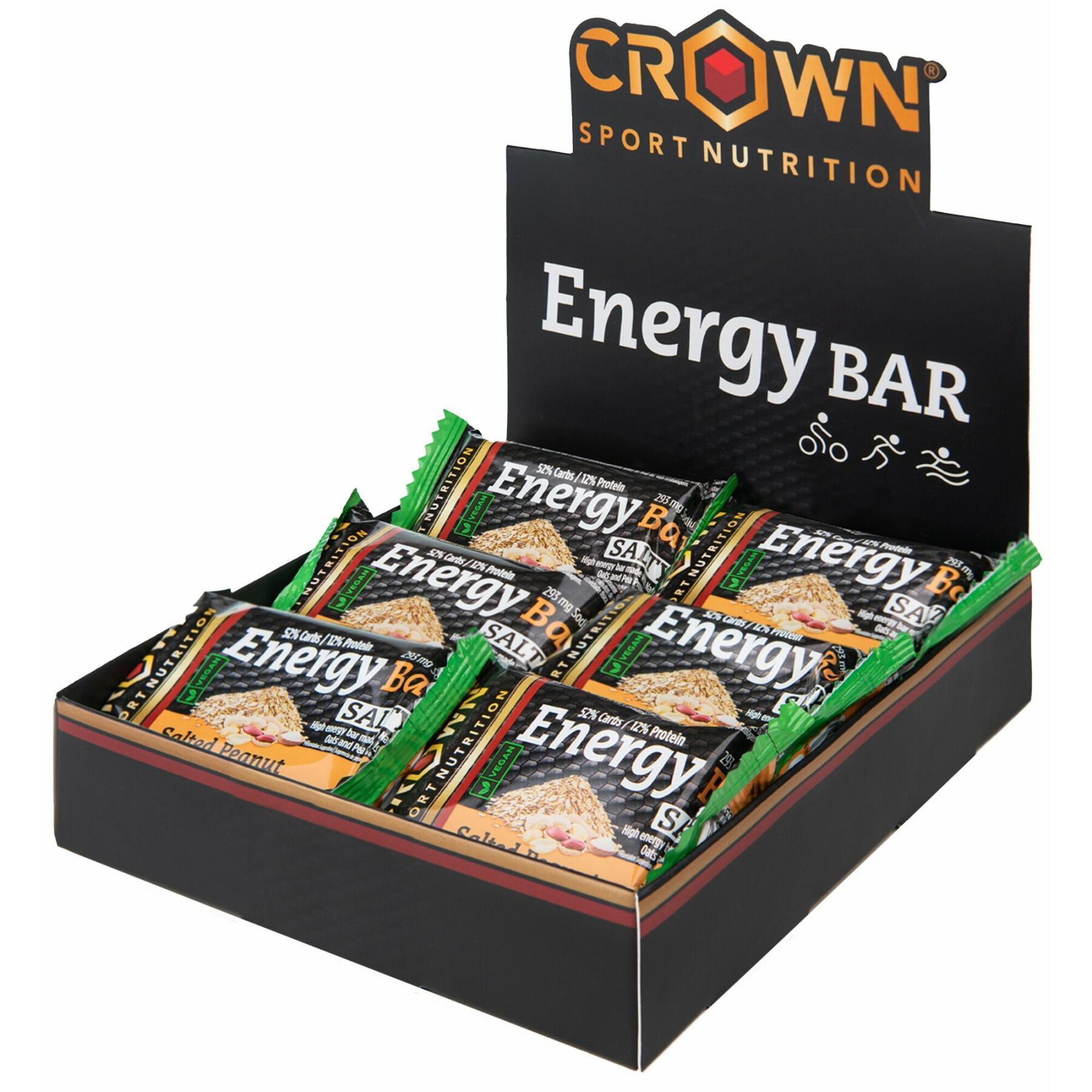 Barra de Nutrição Vegan Crown Sport Nutrition Energy - arachides salées - 60 g