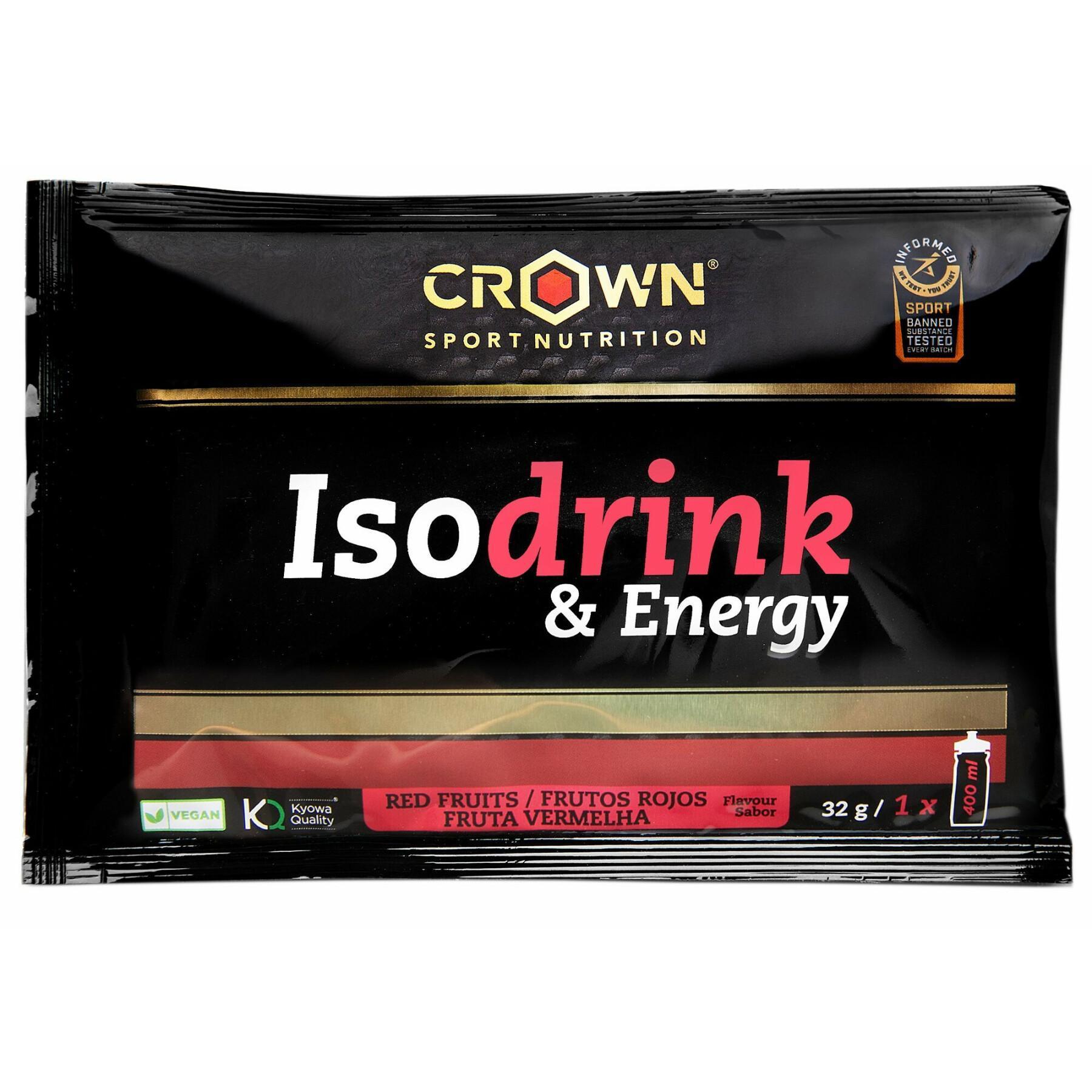 Bebida energética Crown Sport Nutrition Isodrink & Energy informed sport - fruits rouges - 32 g
