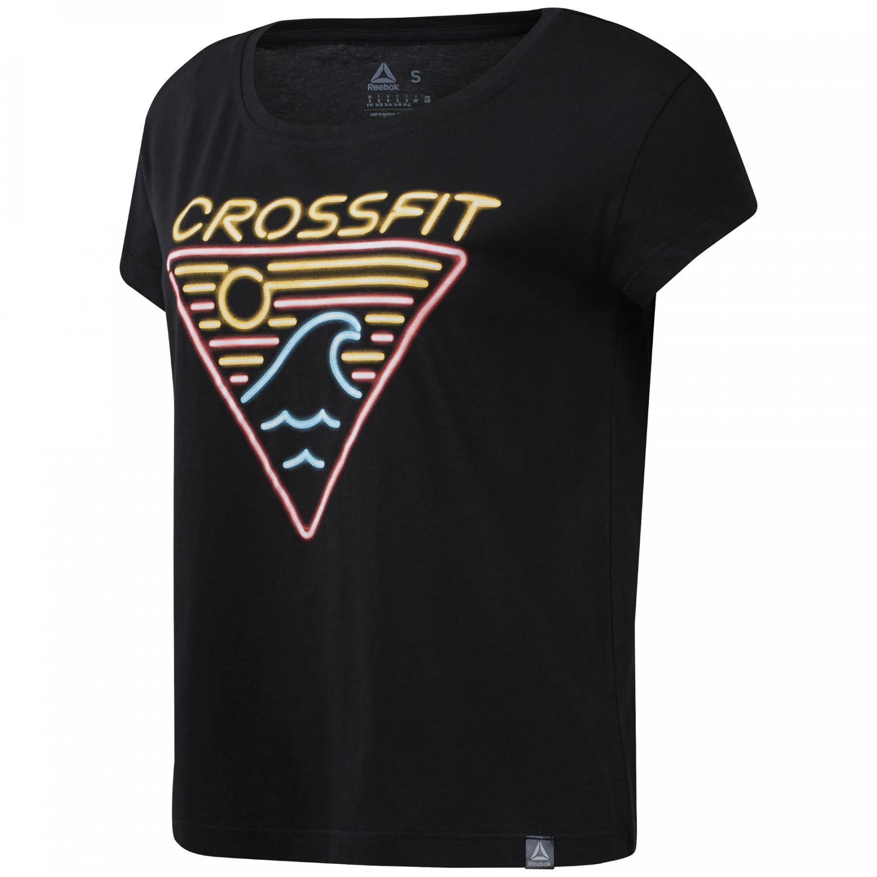 Camiseta retrô feminina Reebok CrossFit® Neon