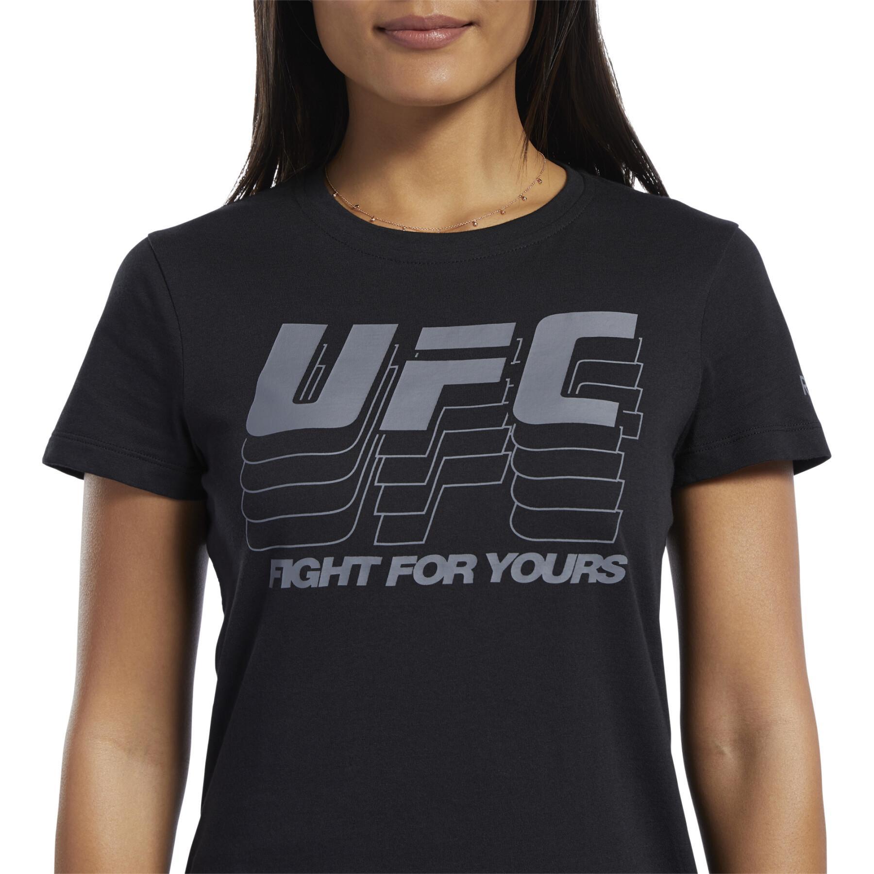 T-shirt mulher Reebok UFC FG Logo