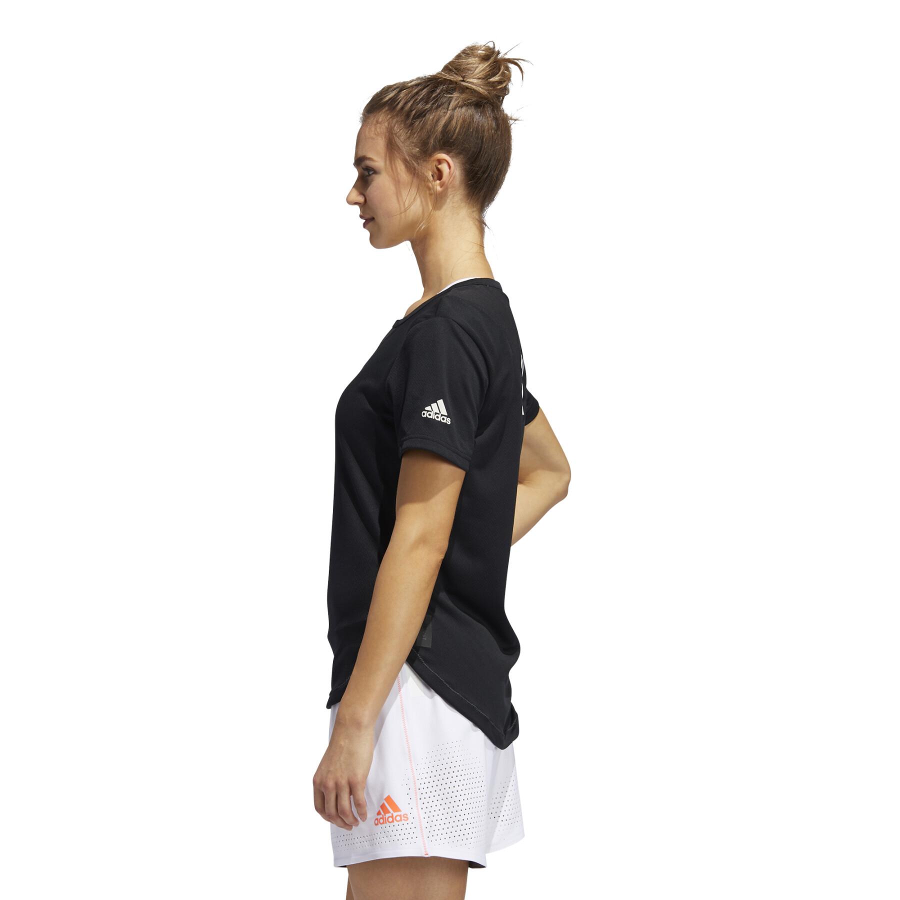 Camiseta feminina adidas Training 3-StripesHeat Ready