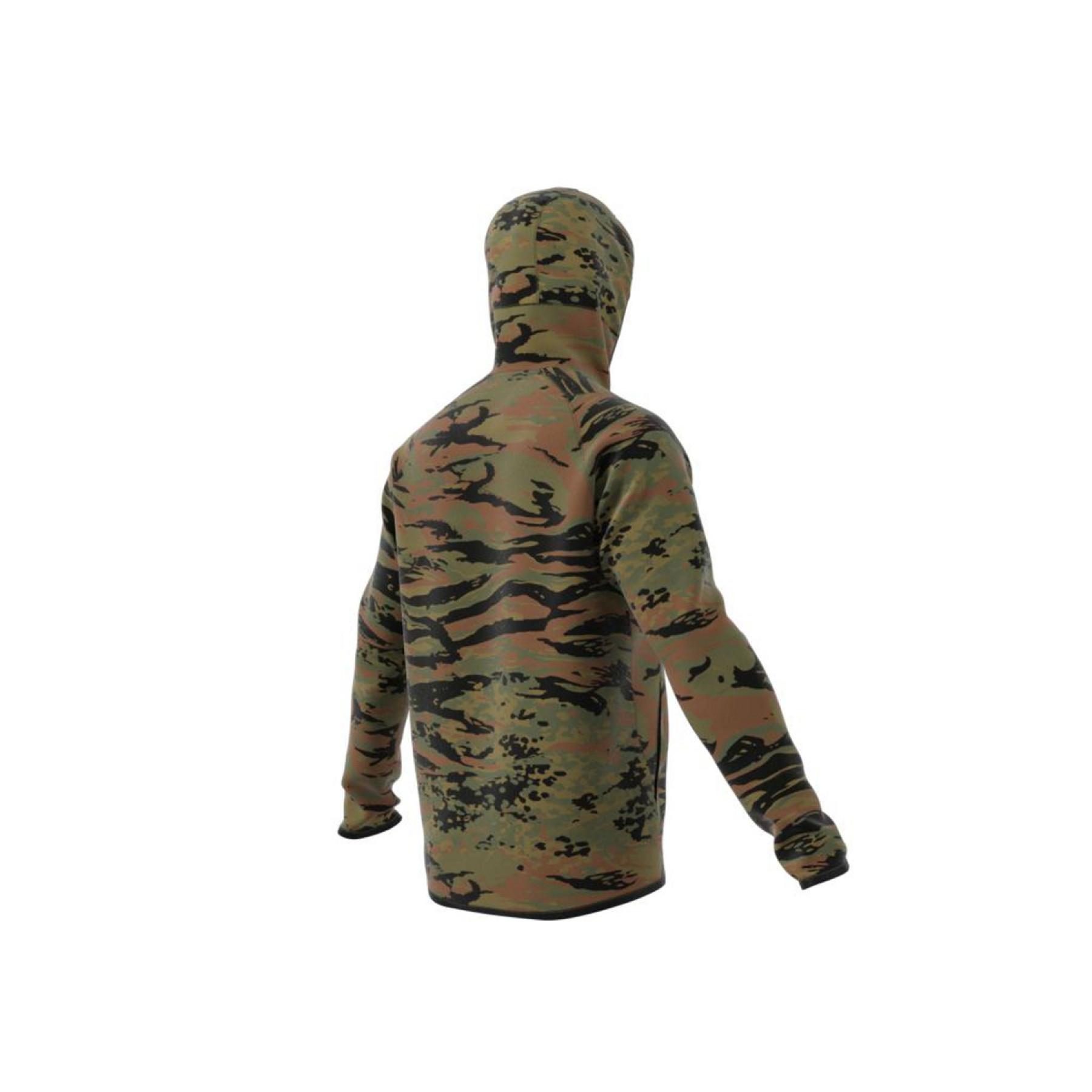 Camisola com capuz adidas FreeLift Camouflage Training