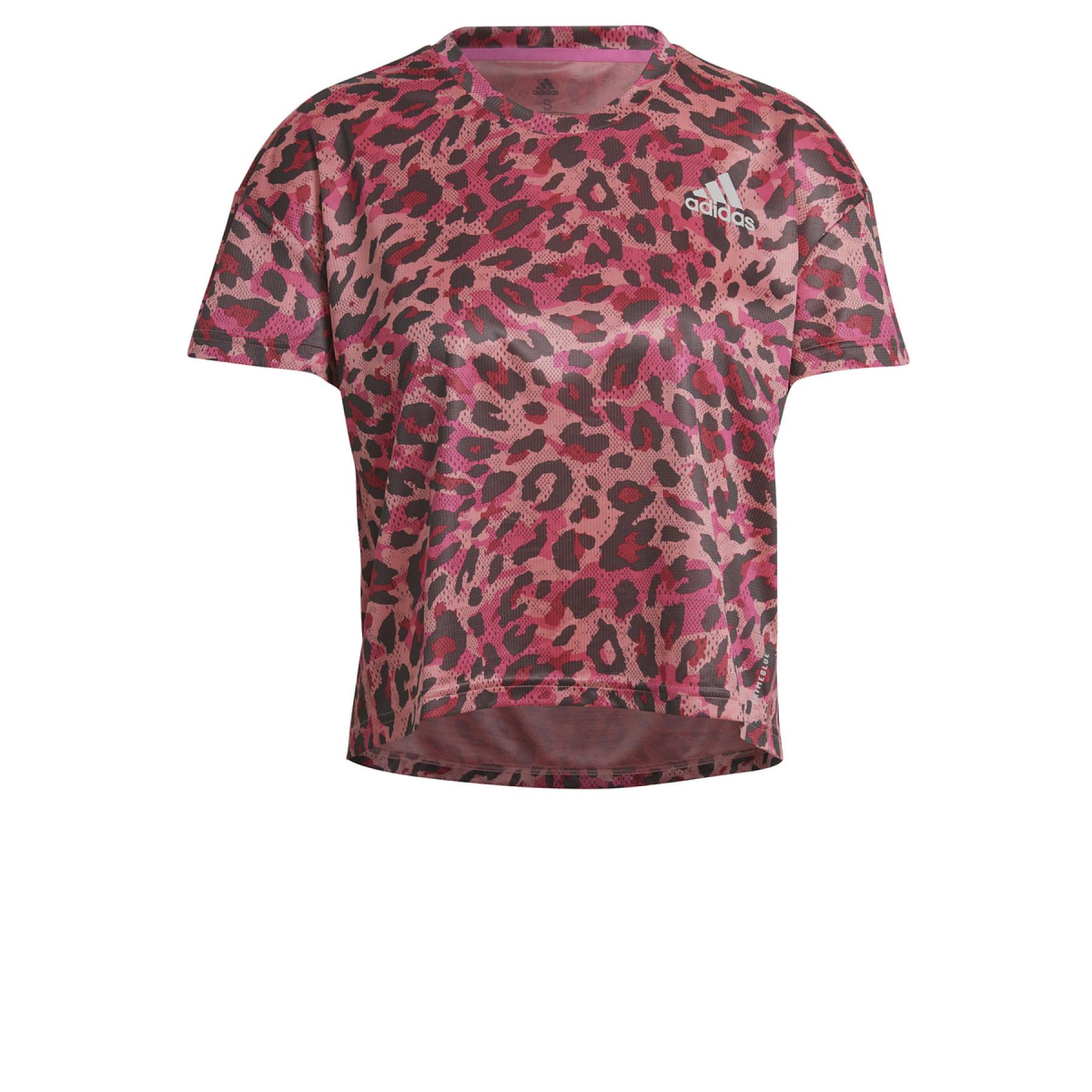 Camiseta feminina adidas Fast Primeblue Graphic