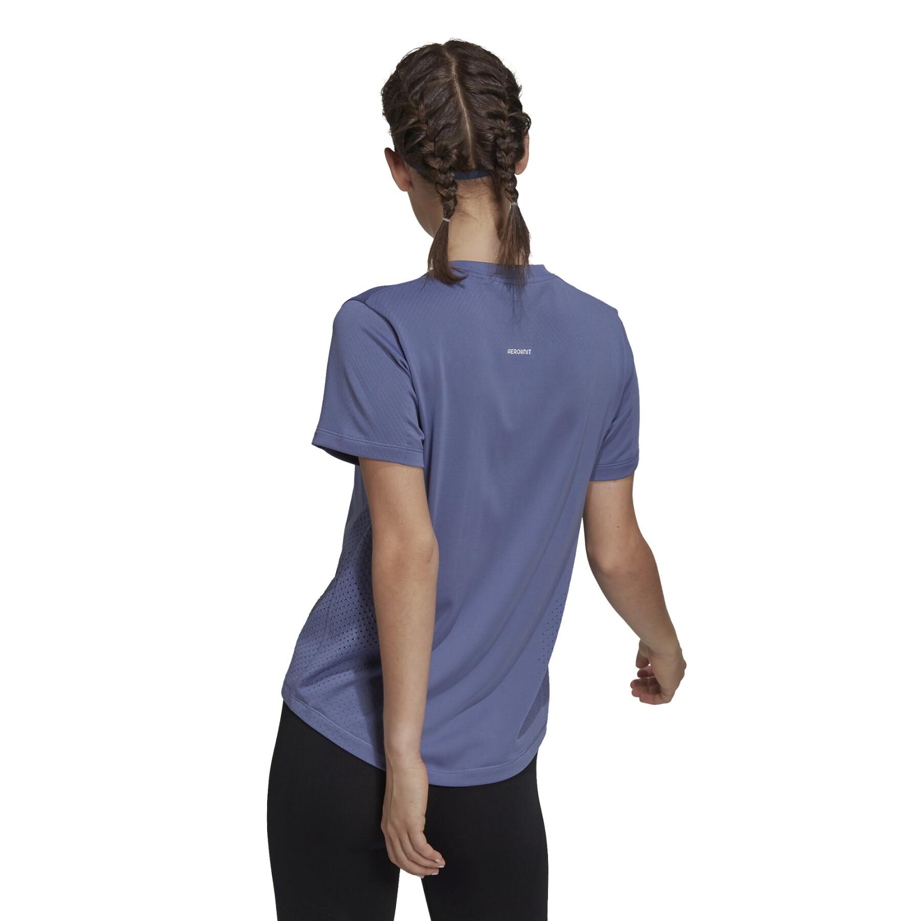 Camiseta feminina adidas Aeroknit Designed 2 Move Seamless