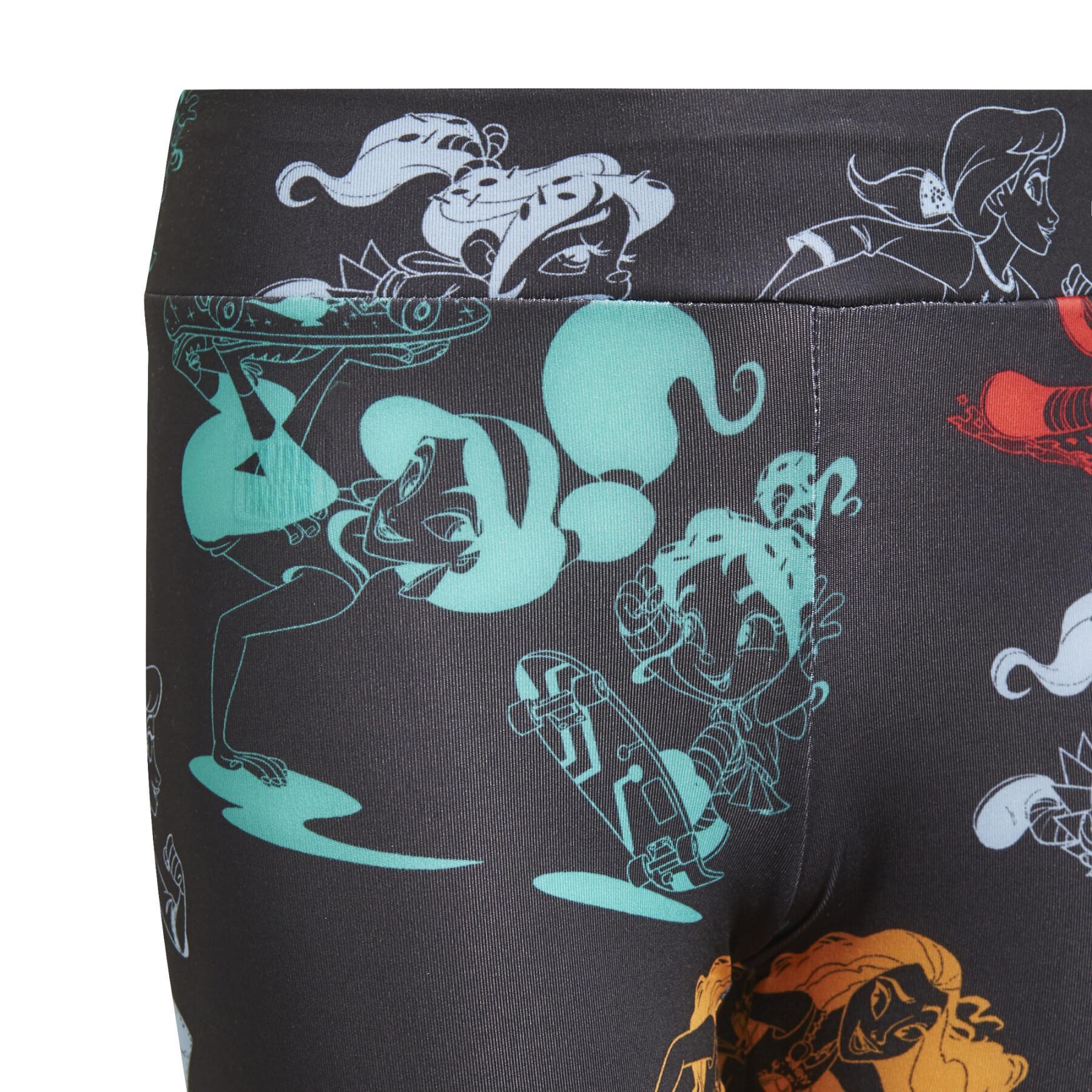Meias-calças para crianças adidas Disney Comfy Princesses