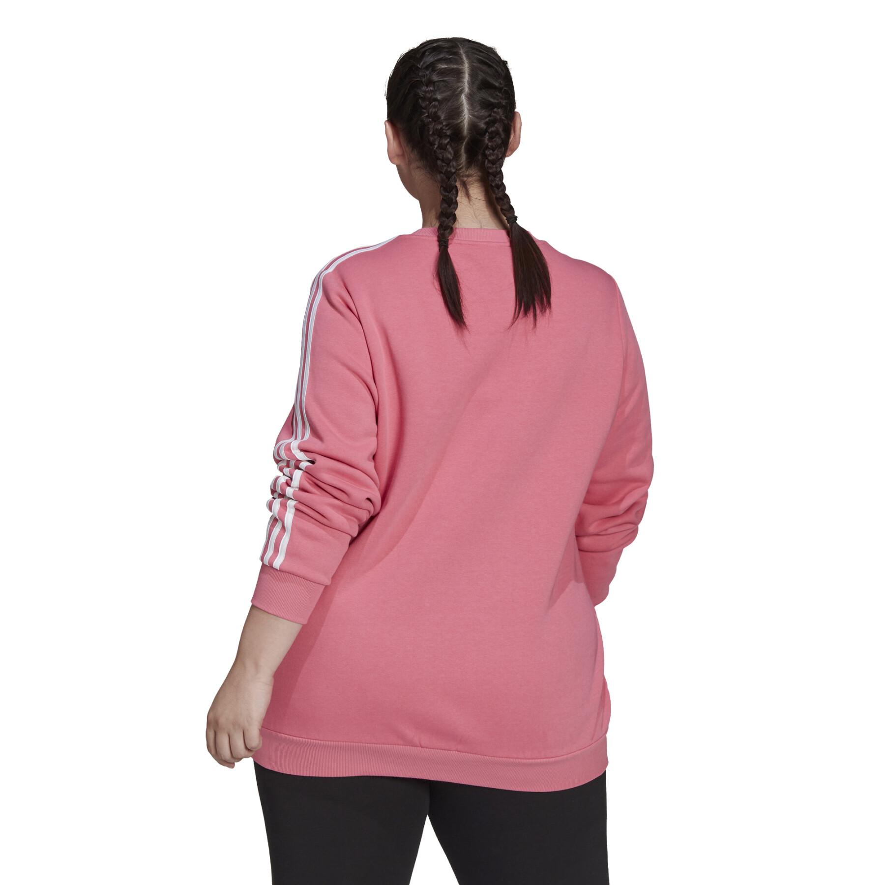 Sweatshirt mulher de tamanho grande adidas Essentials Fleece