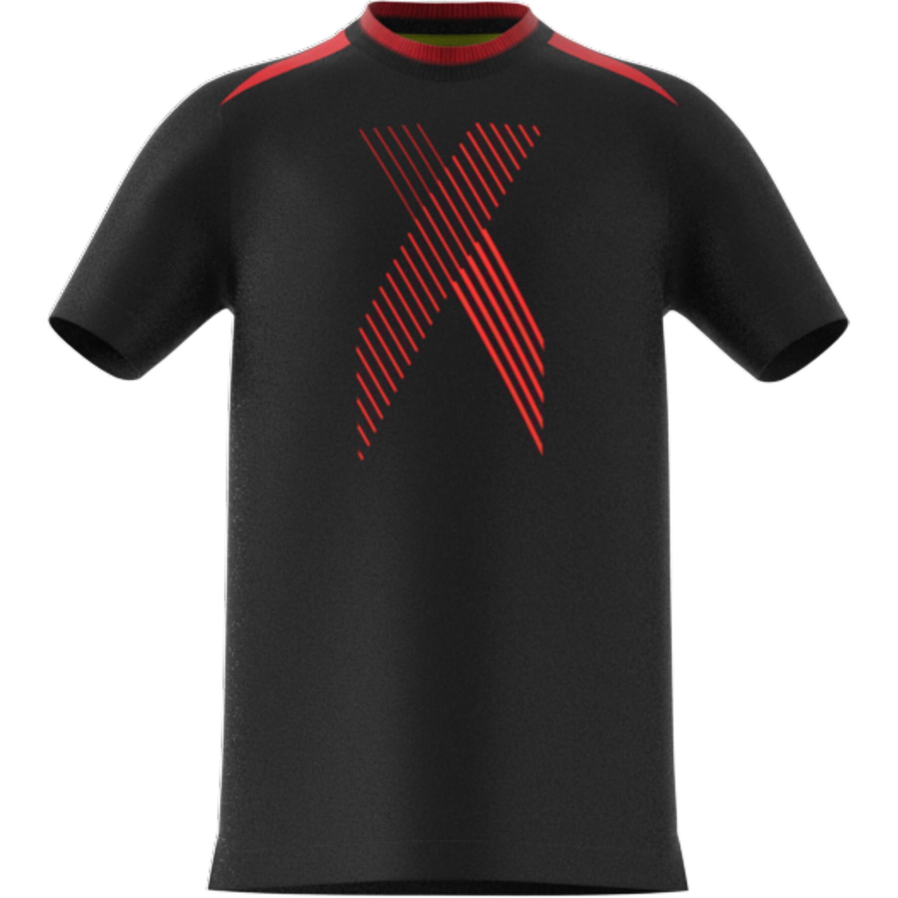 T-shirt criança adidas AEROREADY X Football-Inspired