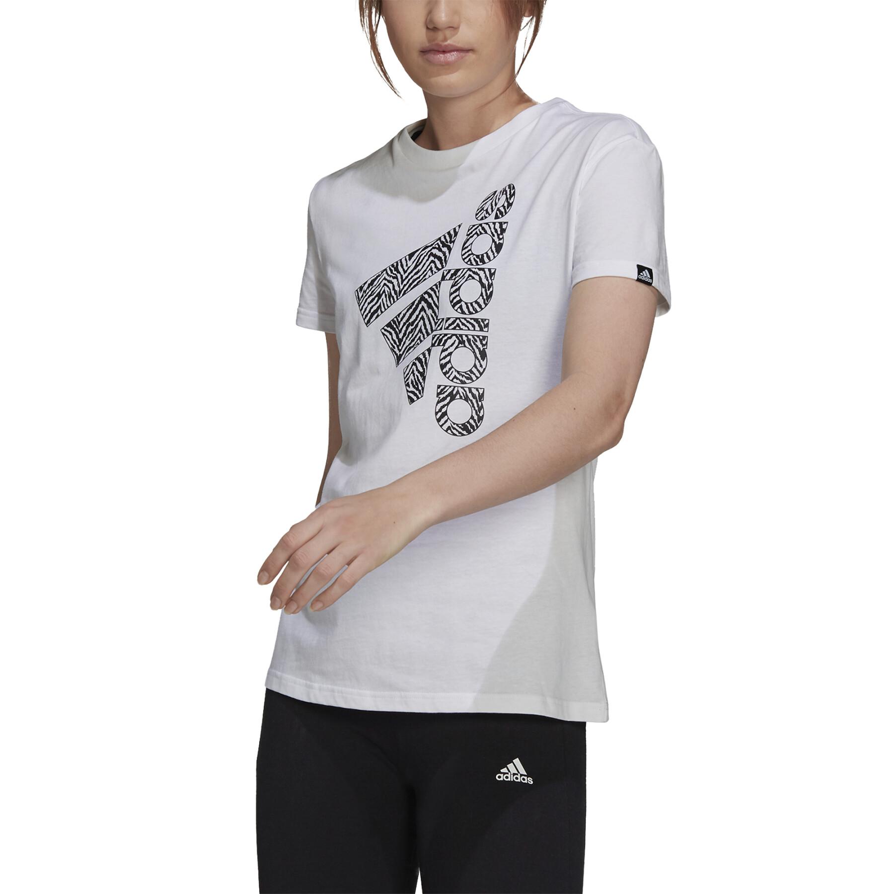 T-shirt mulher adidas Zebra Logo Graphic