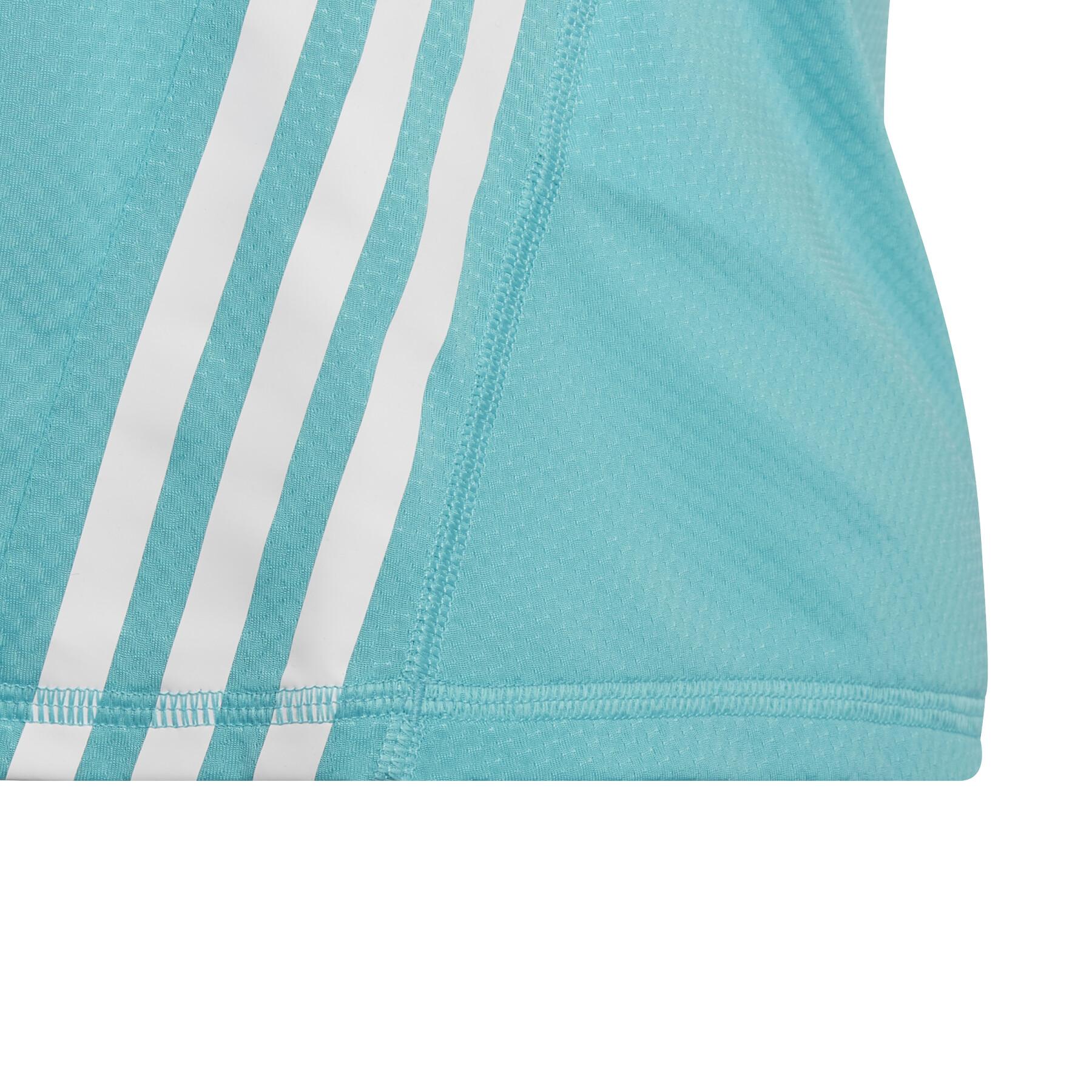 T-shirt de rapariga adidas Aeroready 3-Stripes