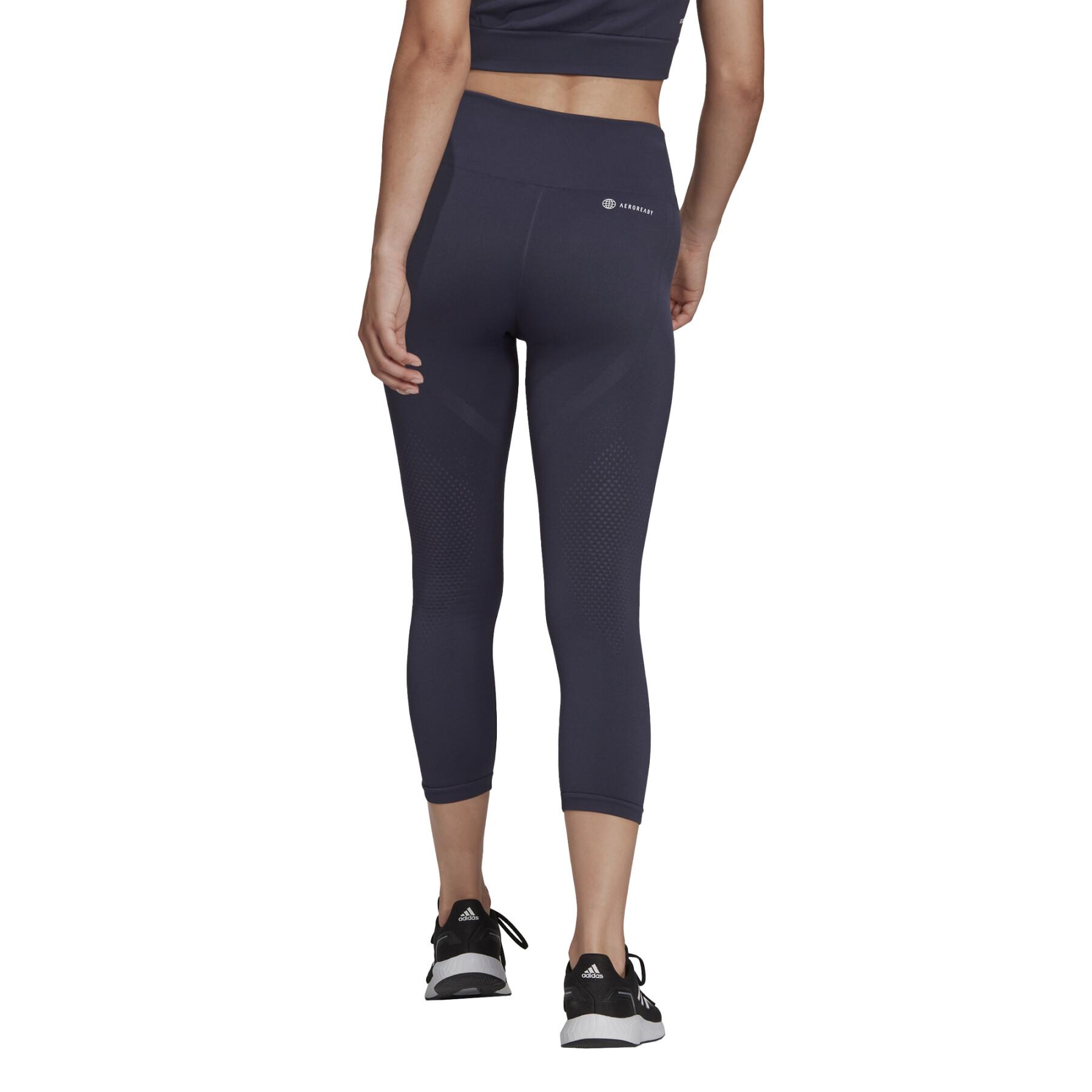 Pernas de mulher adidas Aeroknit Yoga Seamless 7/8