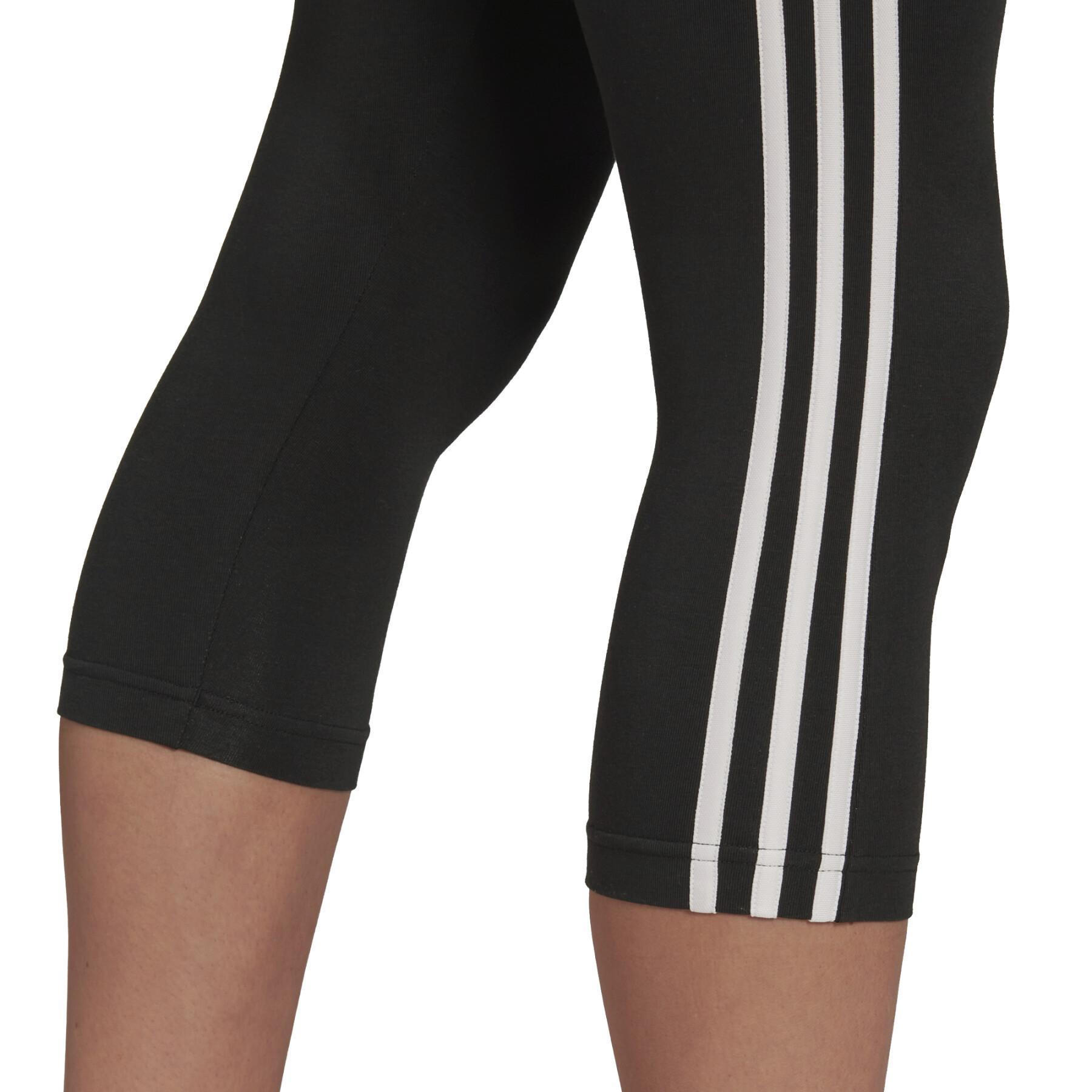 Pernas de mulher adidas Essentials 3-Stripes 3/4 Length