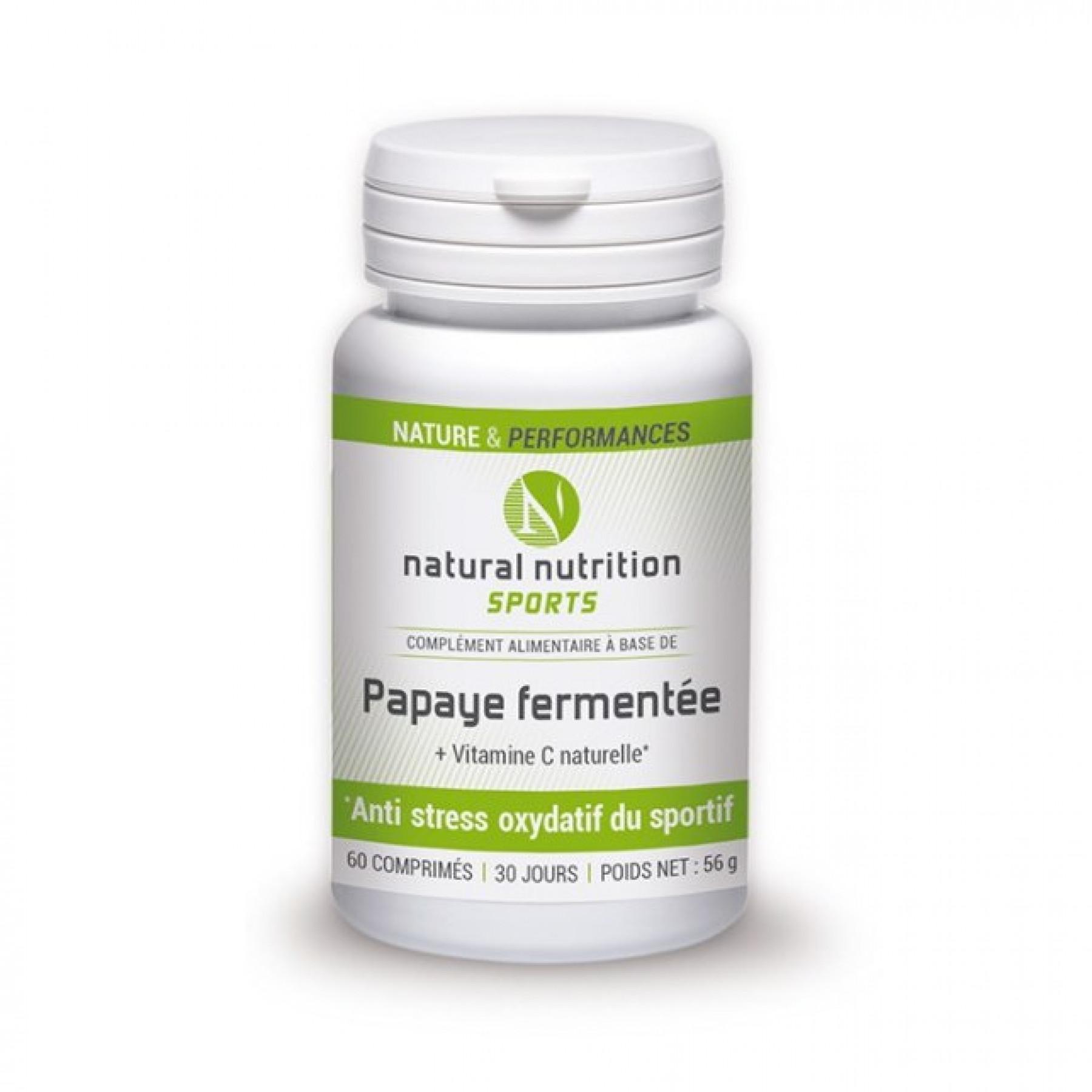 Suplemento alimentar Natural Nutrition Sport Papaye fermentée