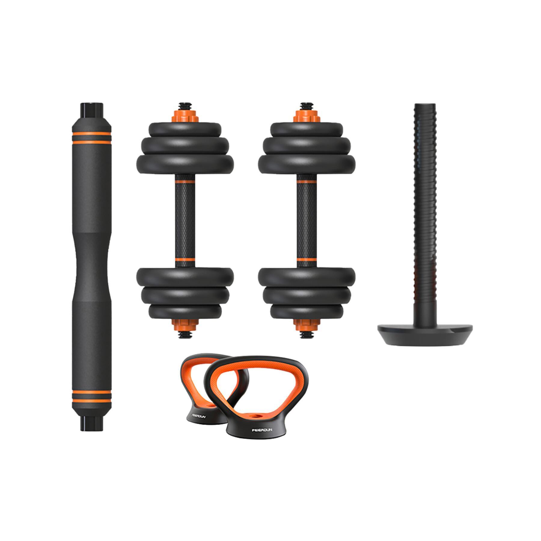 Dumbbell + barbell + kettlebell kit Xiaomi Fed 20 kg