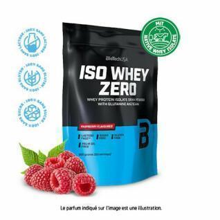 Pacote de 10 sacos de proteína Biotech USA iso whey zero lactose free - Framboise - 500g