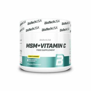 Pote de vitaminas Biotech USA msm-150g