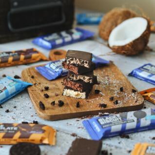 Caixas de snacks de barras de proteínas para sobremesas Biotech USA - Chocolate (x20)