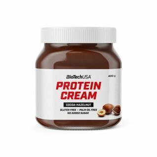 Sacos de snacks de creme proteico Biotech USA - Chocolat blanc - 400g (x10)