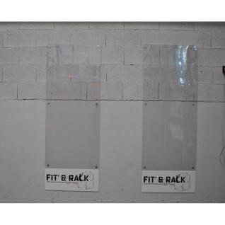 Protecção da parede de plexiglas Fit & Rack HSPU