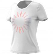 Camiseta feminina adidas Circled Graphic
