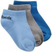 Conjunto de 3 pares de meias para crianças Reebok Inside