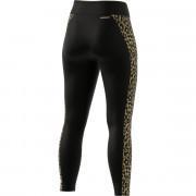 Pernas de mulher adidas Designed To Move Aeoready Leopard Imprimé 7/8