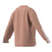 Mulher de camisa de pescoço redondo adidas Essentials Relaxed 3-Stripes