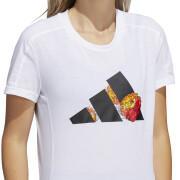 Camiseta feminina adidas Aeroready