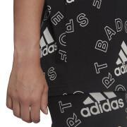 Camiseta feminina adidas Essentials Logo Allover Print
