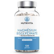 Suplemento dietético bisglicinato de magnésio - 120 cápsulas Nutrivita