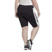 Calções para mulheres Reebok Linear Logo Fitted Grande Taille